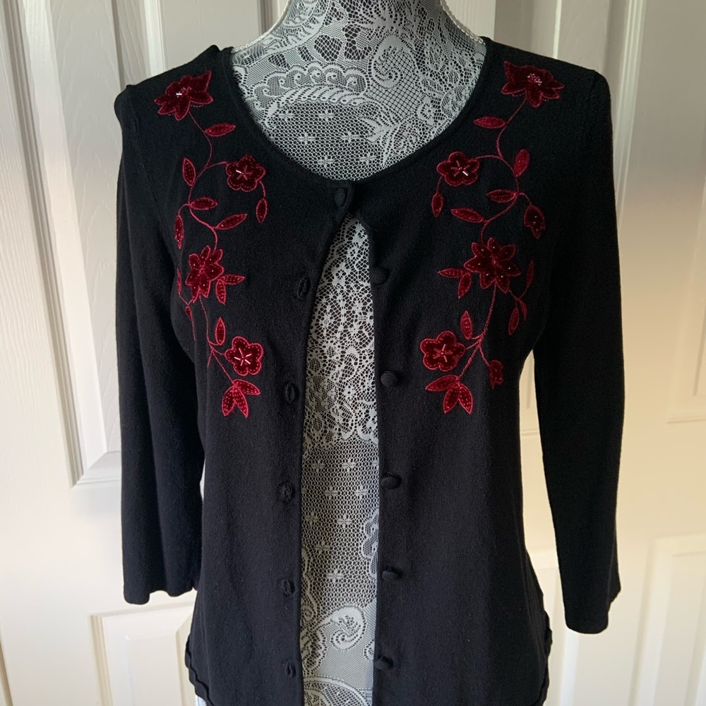 EasySpirit VINTAGE Cardigan sweater Size M